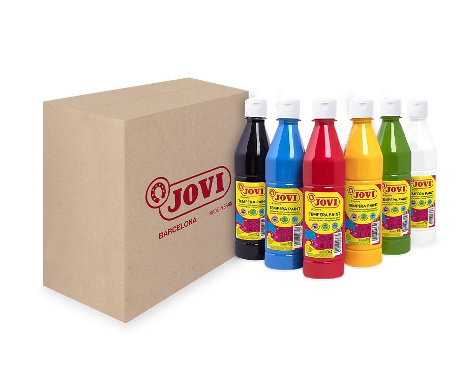 Tekuté temperové barvy JOVI PREMIUM - 6 x 500 ml