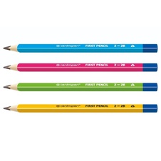 Trojhranná tužka Jumbo Centropen 9512 - HB / barevný mix