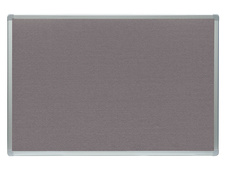 Tabule filcová v hliníkovém rámu ARTA - 100 x 150 cm / šedá
